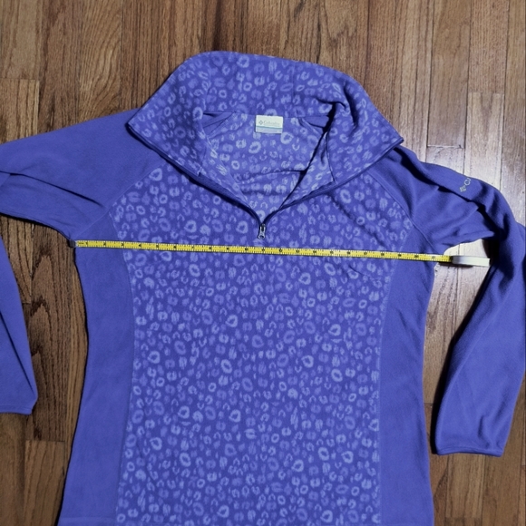 Columbia Glacial Fleece III half zip pullover, women's XL, purple/blue - Picture 6 of 12